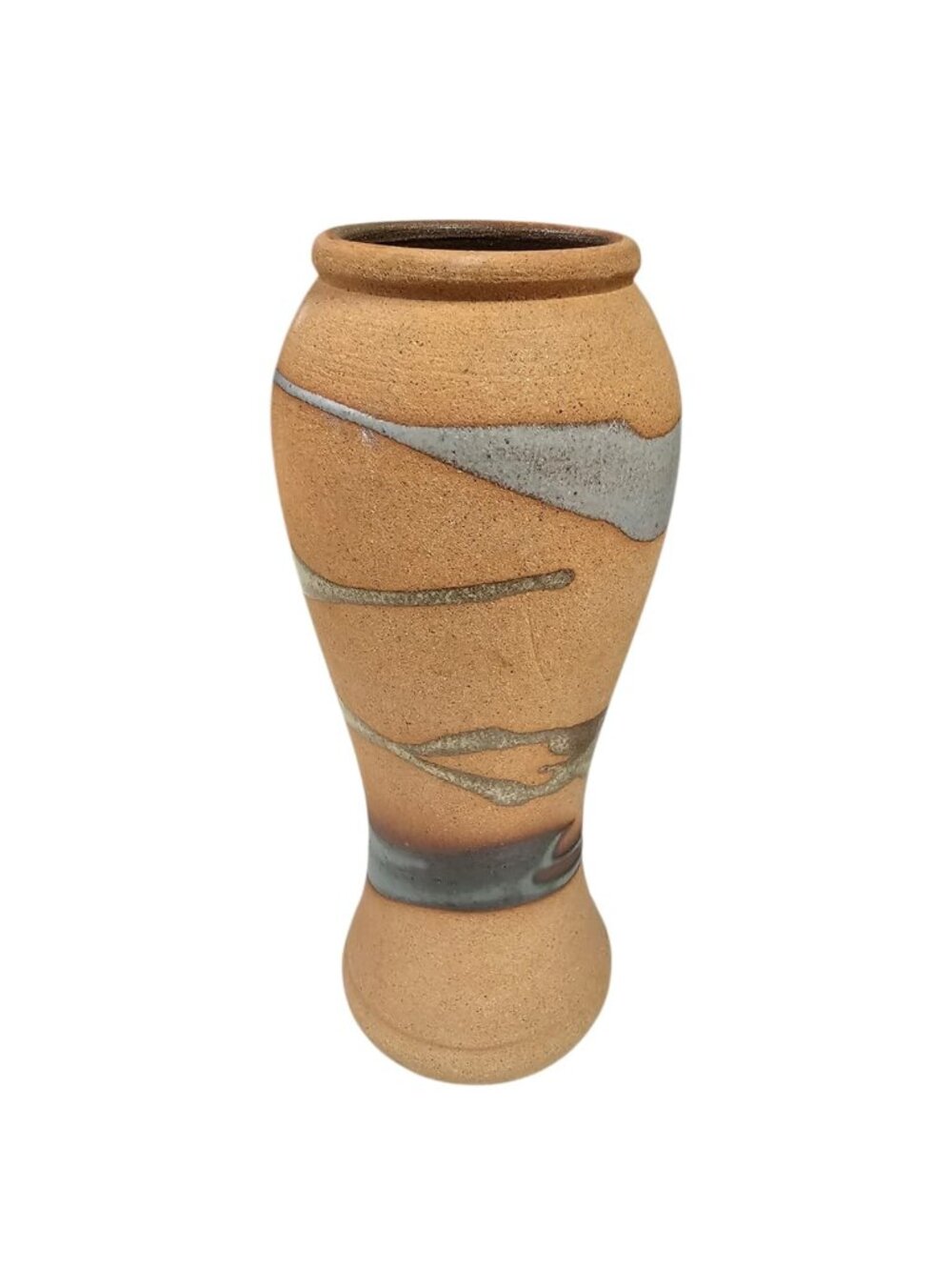 studio art pottery stoneware vase by Alfadom Pottery . Dominican Republic
